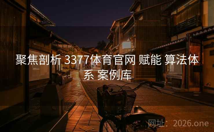 聚焦剖析 3377体育官网 赋能 算法体系 案例库