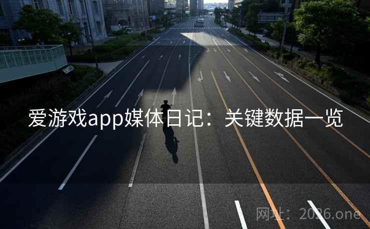 爱游戏app媒体日记：关键数据一览