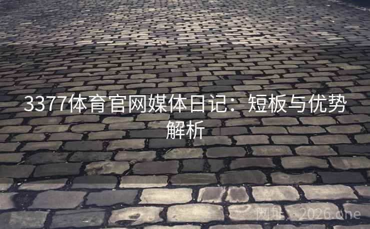 3377体育官网媒体日记：短板与优势解析