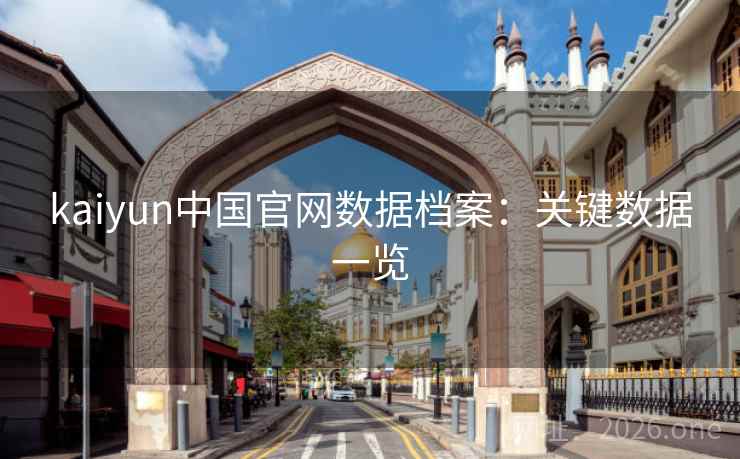 kaiyun中国官网数据档案：关键数据一览