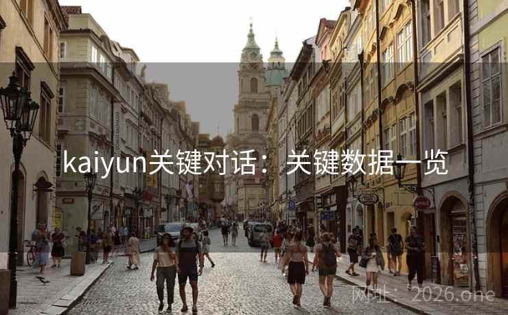 kaiyun关键对话：关键数据一览